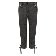 Брюки из шерсти и шелка Dolce & Gabbana