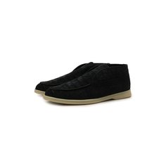 Ботинки из кожи аллигатора Open Walk Loro Piana