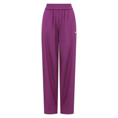 Брюки из вискозы и хлопка MSGM