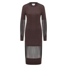 Платье из вискозы Bottega Veneta