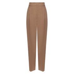 Брюки изо льна и хлопка Brunello Cucinelli