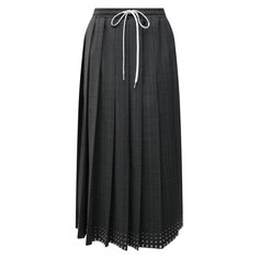 Шерстяная юбка Miu Miu