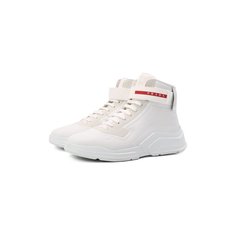 Кожаные кроссовки Polarius 19 LR Prada