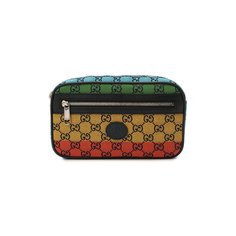 Текстильная поясная сумка GG Multicolor Gucci