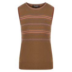 Топ из смеси шелка и хлопка Loro Piana