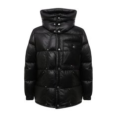 Кожаный пуховик Promio Moncler