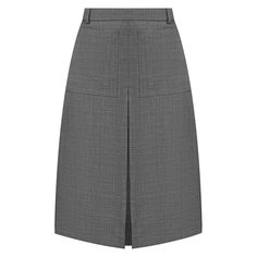 Юбка из смеси шерсти и шелка Burberry
