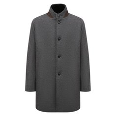 Кашемировое пальто с меховой подкладкой Andrea Campagna