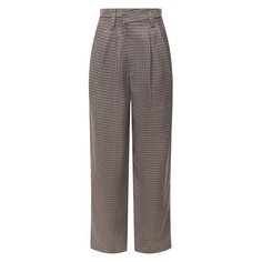 Брюки из льна и шерсти Brunello Cucinelli