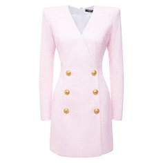 Платье с пайетками Balmain