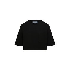 Хлопковая футболка Prada