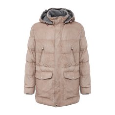 Замшевый пуховик Brunello Cucinelli