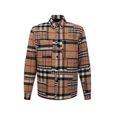 Шерстяная куртка-рубашка Burberry