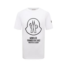 Хлопковая футболка Moncler