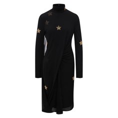Платье из вискозы и шелка Burberry
