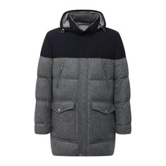 Пуховик из шерсти и кашемира Brunello Cucinelli