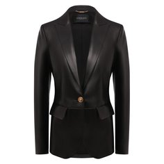Кожаный жакет Versace