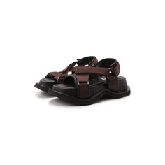 Комбинированные сандалии Jil Sander