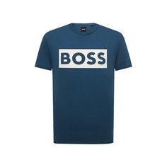 Хлопковая футболка BOSS