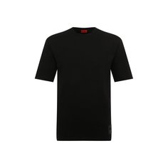 Хлопковая футболка HUGO