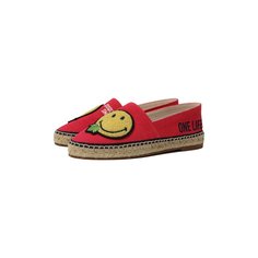 Текстильные эспадрильи Technicolor Dsquared2 x Smiley Dsquared2