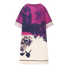 Платье из смеси хлопка и льна Dries Van Noten