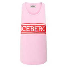 Топ с логотипом бренда Iceberg