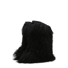 Сапоги Furry с отделкой из овчины Saint Laurent