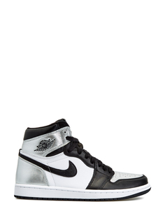 Кроссовки Jordan 1 Retro High OG Silver Toe