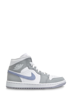 Кроссовки Jordan 1 Mid Wolf Grey Aluminium (W)