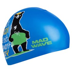 Шапочка для плавания MadWave Smart Assy голубой