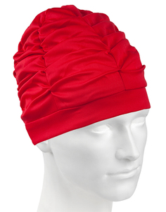 Шапочка для плавания MadWave Velcro красный