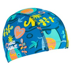 Шапочка для плавания MadWave Elephant синий