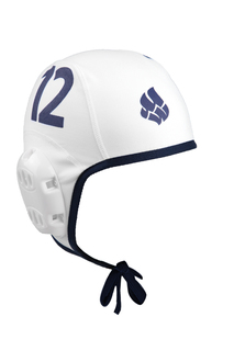 Шапочка для плавания MadWave Waterpolo Caps белый
