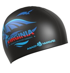 Шапочка для плавания MadWave Virginia черный