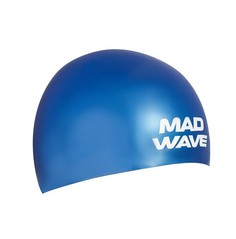 Шапочка для плавания MadWave Soft синий