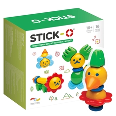 Конструктор магнитный STICK-O Forest Friends Set, 16 деталей, животные, детям от 1 года