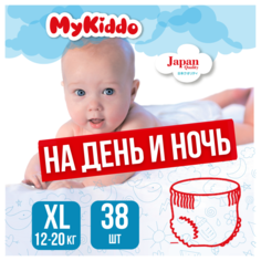 Подгузники-трусики MyKiddo Premium размер XL 12-20 38 шт M20438