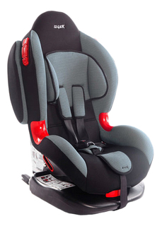 Автокресло Siger Кокон Isofix цв.серый гр.1/2