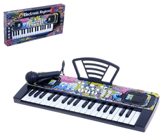 Синтезатор "Крутое граффити", 37 клавиш, с микрофоном, с пюпитром Sima-Land