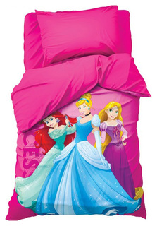 Комплект постельного белья Disney Принцессы Разноцветный