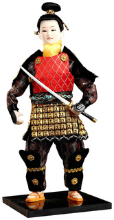 Кукла коллекционная Китайский гвардеец в золотых доспехах с мечом Sima-Land