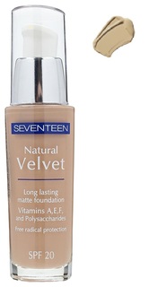 Тональный крем Seventeen Natural Velvet Longlasting Matte Foundation 5 35 мл Темно-бежевый