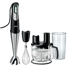 Погружной блендер Braun MQ775 Black/Silver