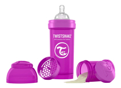 Детская бутылочка Twistshake Антиколиковая 260 мл фиолетовая
