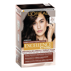 Краска для волос LOreal Paris Excellence 2U универсальная очень темно-каштановый 270 мл