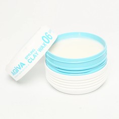 Воск для волос AGIVA 06 глиняный, супер твердый, белая банка, 175 мл