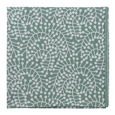 Скатерть из хлопка зеленого цвета Спелая смородина, scandinavian touch, 180х180см Tkano