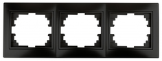 Рамка на 3 поста (антрацит) Plano Intro 1-503-05 (Б0044580)