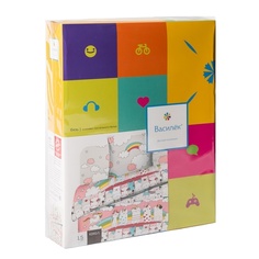 Детское постельное белье 1,5-спальное Василек Мурландия Василиса